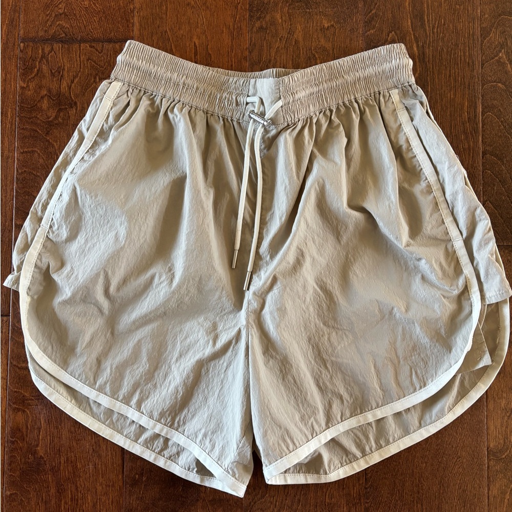 Varley Tan Athletic Shorts